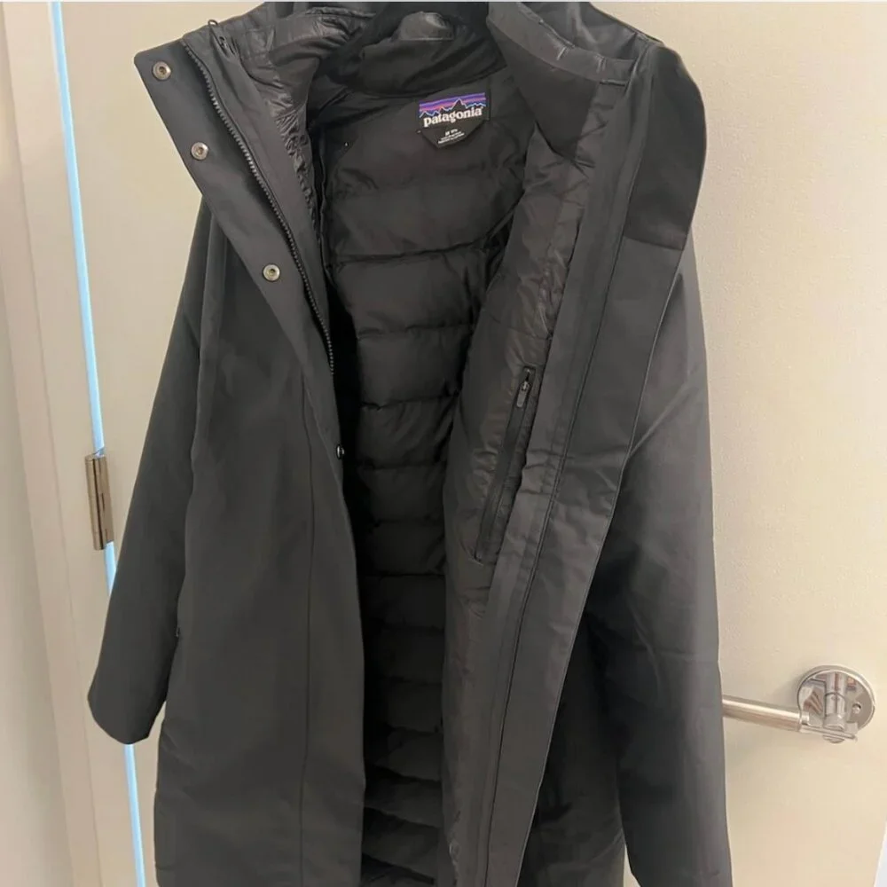 Patagonia, Three in One Parka, Grey, Size M, Like New - Picture 5 of 6